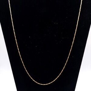 Vintage Korea Gold Tone Double Chain Necklace